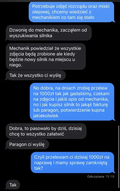 maikeleleq - @cacyyy: Mój mechanik tez wlasnie chciał zdjęcia wszystkiego, to zobacz ...