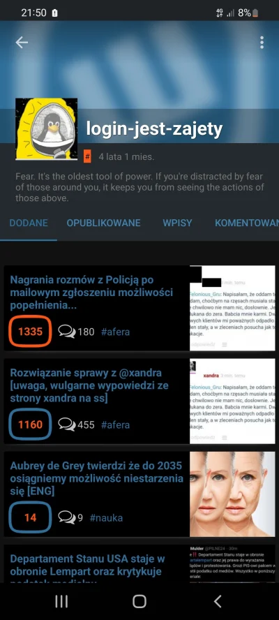 DragonTattoo2404 - No dobra, tak pomyślałam, że to chyba już pora... 

W ciągu dnia m...