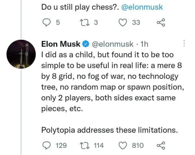 FrostlyMostly - Za duży musk jak na szachy.
Tak, serio Elon to napisał - https://twi...