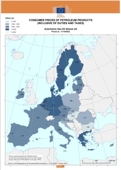 Andr1 - Ceny paliw ON Diesel w Unii Europejskiej

http://ec.europa.eu/energy/maps/m...