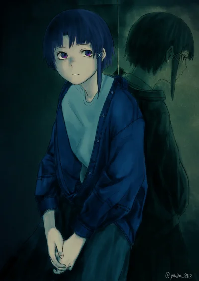 Al-3_x - #anime #randomanimeshit #animeart #art #lain #serialexperimentslain