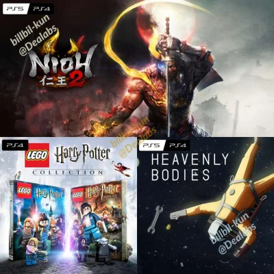 FilcowyKlapek - Plus na listopad
- Nioh 2
- Lego Harry Potter
- Heavenly Bodies

#ps5...