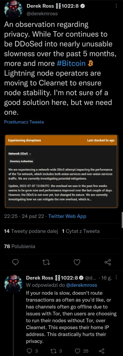 deancorso - LN over Tor rekted
Privacy rekt

Ja tam nie wiem mi porno śmiga po tor...