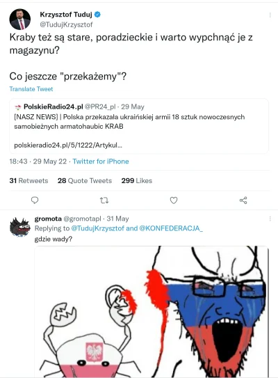 M.....a - "Polski "Krab" robi furorę w Europie. Ukraińcy są zachwyceni"

No to już wi...