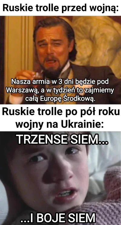 s.....i - > oni się nas nie boją. jesteśmy dla nich kolejnym kawałkiem ziemi do przej...