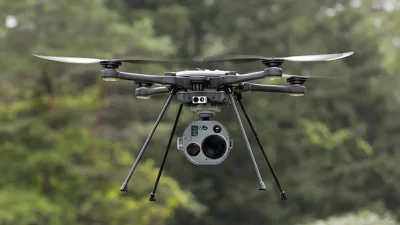 BArtus - Taki pomysł, dron DJI z podświetlaczem IR do naprowadzania rakiet przeciwpan...