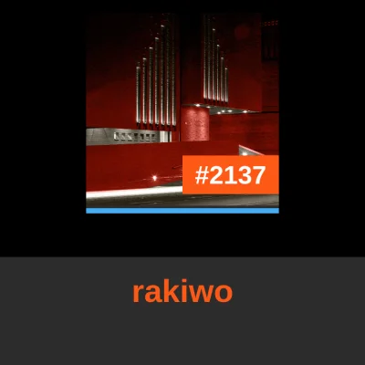 boukalikrates - @rakiwo: to Ty zajmujesz dzisiaj miejsce #2137 w rankingu! 
#codzienn...