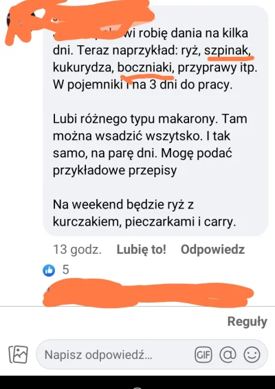 smutny_login - Szpinak i boczniaki umieszczone jako składniki taniej bieda-diety (╯°□...