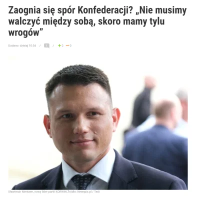 M.....a - Zaognia się spór Konfederacji? „Nie musimy walczyć między sobą, skoro mamy ...