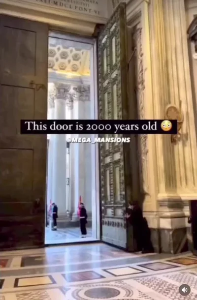 cheeseandonion - >The great bronze doors of St John Lateran cathedral in Rome, once b...