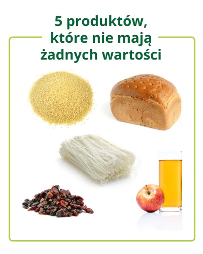 salaterka-pl - 5 produktów, które uznawane są za zdrowe, a nie mają niemal żadnych wa...