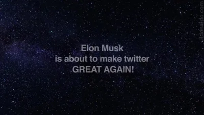 wojna - MAKE TWITTER GREAT AGAIN!( ͡° ͜ʖ ͡°)

#twitter #elonmusk #musk #heheszki