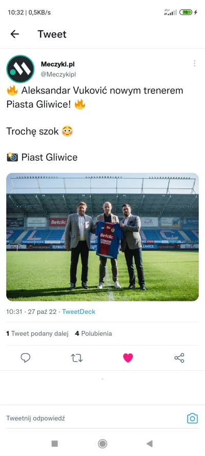 Piotrek7231 - #mecz #pilkanozna #ekstraklasa #piastgliwice 
Nie zła bomba spadła z ra...