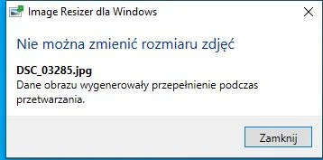 kthxb - Mirki, próbuję zmniejszyć rozmiar zdjęć i dwa różne programy wywalają błąd. W...