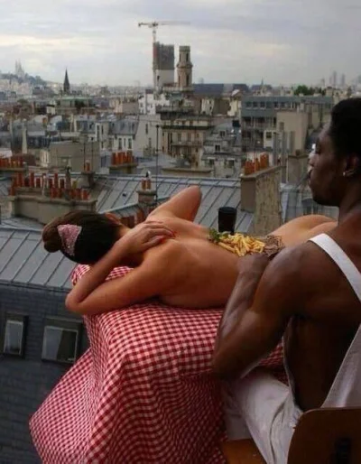 qweasdzxc - Eddie Murphy je śniadanie w Paryżu
1985 r.
#fotografie #zdjęcia