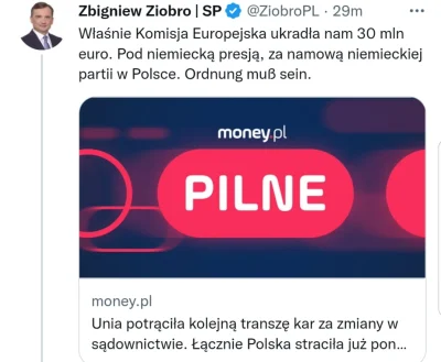 Majsonpl89 - Panie Z a może by tak to zgłosić do TSUE? A nie czekaj, przecież właśnie...