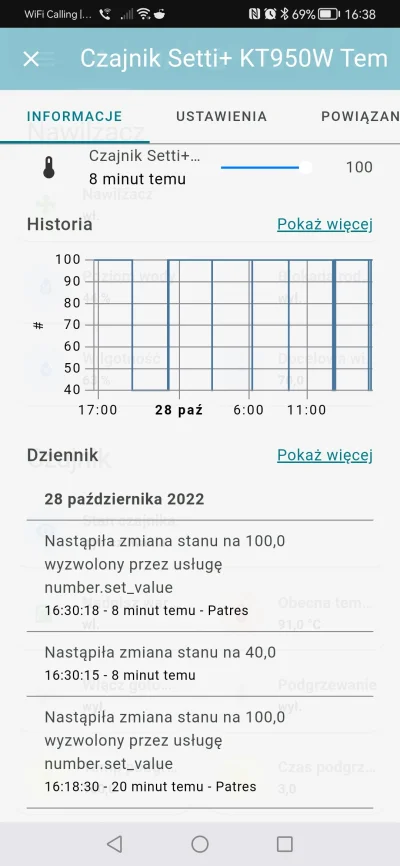 Patres - @cyper też może masz ten problem że co jakiś czas zmienia docelową temperatu...