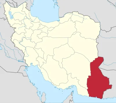 JanLaguna - Lokalizacja prowincji Sistan i Beludżystan
