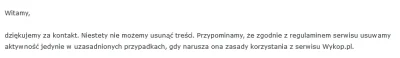 z.....y - kiedy skasujecie moje dodane zdjęcia co dodałem na wykop? bo skasowałem wsz...