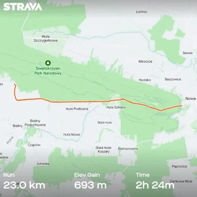 Mikeymw - Wczoraj (sobota) przebyłem pierwszy górski bieg. Góry świętokrzyskie, 23 km...