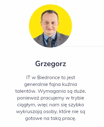 T.....r - Janusze IT z biedronki https://pracawbiedronce.pl/biedronka_it/ #pracbaza #...