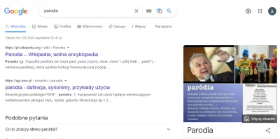 Aroko - Kiedy wpisujesz "parodia" w google i wyskakuje kaczyński xDD
#heheszki