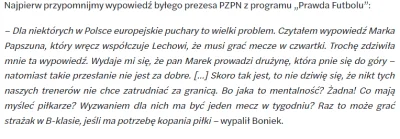 mat9 - @burbonek7: to wypowiedż Bońka jakby ktoś nie wiedział o co chodzi