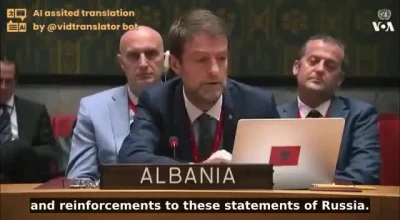 waro - Przedstawiciel Albanii przy ONZ króciutko pojechał z kacapami:

W skrócie po...