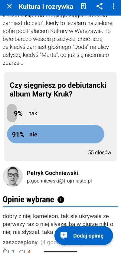 VeryApe - Poziom ankiety odpowiada poziomowi dziennikarstwa Pana Patryka xD

#gdansk