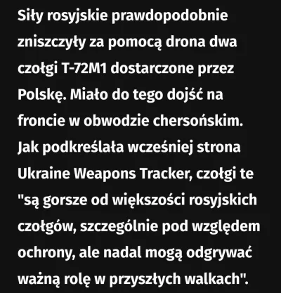 Grooveer - https://wiadomosci.onet.pl/swiat/dwa-polskie-czolgi-zniszczone-w-ukrainie-...