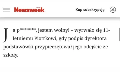 Niedoszacowany - #szkola #newsweek #heheszki