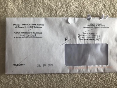 DejNozyczki - Cześć Mirki z #prawo #ztm #ztmwarszawa #mandat 

Dostałem dziś pismo ...