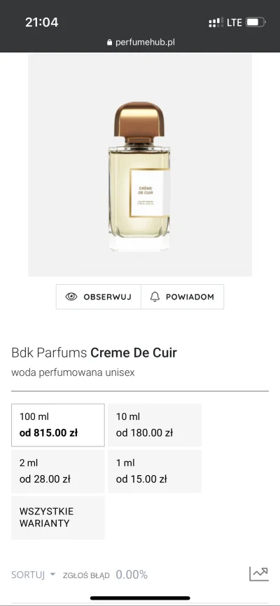 chuckmls - Ma ktoś odlać creme de cuir? #perfumy