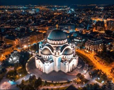 Loskamilos1 - Cerkiew św. Sawy w Belgradzie to jeden z największych budynków prawosła...