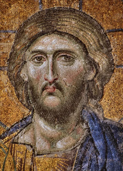 Loskamilos1 - Oto mozaika przedstawiająca Chrystusa Pantokratora znajdująca się w daw...