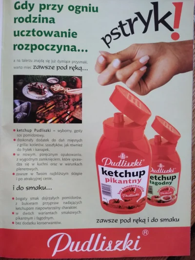 maegalcarwen - Na deser: starożytna reklama keczupu Pudliszki.