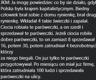 venividi - @Dentka7: Ale to nie o to chodzi w korwinistycznej wolności, aby paró.. wr...