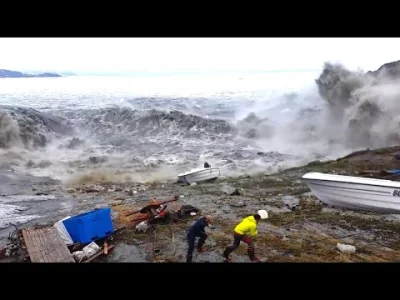 G.....k - @koraki: Tutaj tsunami z Grenlandii w 2017. Fala ponad 90 metrów a wcale te...