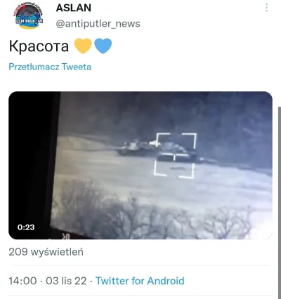 mirek86 - #ukraina 




https://twitter.com/antiputlernews/status/1588154141829988353...
