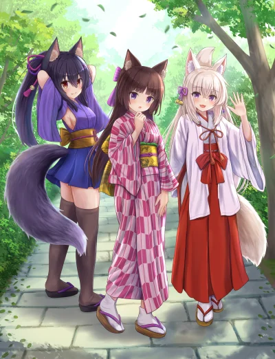 OttoFlick - #randomanimeshit #anime #zakolanowkianime #kimono #kemonomimi #kitsunemim...