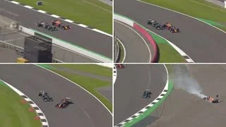 pablooooo - @ChecoPerez11: Najgorzej jak jedziesz sobie po torze i nagle jakiś koleś ...