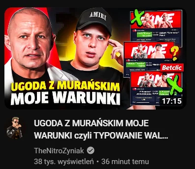 Manfakk - mlekołak jeszcze jakieś warunki stawia ( ͡º ͜ʖ͡º)
#famemma #nitro #nitrosz...