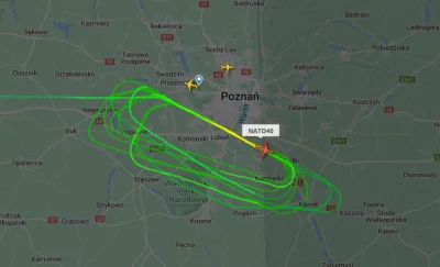 E.....e - Nad #poznan caly czas lata bardzo nisko samolot Natowski i sie kreci jak sm...