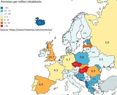 nobrainer - #porno #ciekawostki #mapporn #europa #pornopani