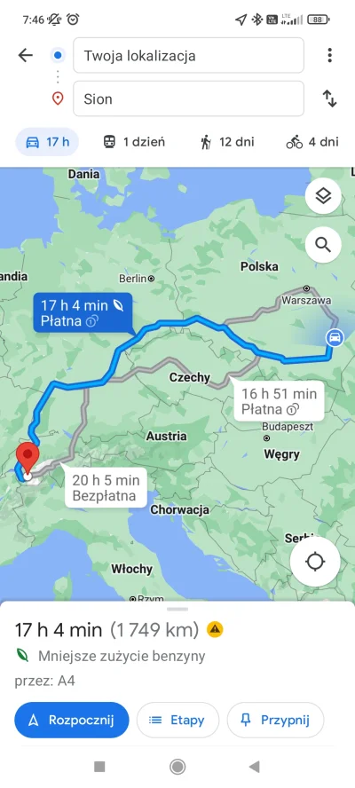 SzukamNlcku - @keuaiBKonczylNocnomWartem: 1000km bez żadnego problemu. Taką trasę jak...