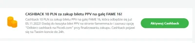 b0b3r - Testował ktoś juz ten cashback na PPV, legit to jest ?
#famemma