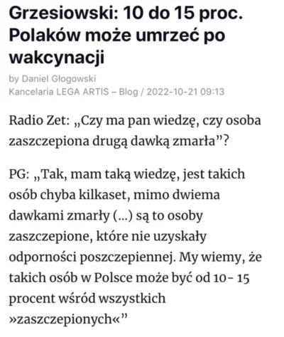 gabriela-polak - @Grooveer: powinny być kary dla covidowych oszustów i półgłówków 
T...