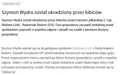 Lolenson1888 - Mecz Widzew vs Radomiak w Łodzi, od razu przypomina się zabawno-żenują...