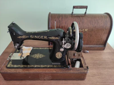 pol-scot - Uwielbiam starocie: maszyna do szycia Singer z 1915r wyprodukowana w Glasg...