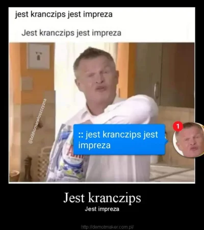 KemezrpAkwils - Jest kranczips jest impreza
 #jestkranczipsjestimpreza #heheszki